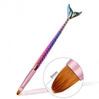 Pensula gel limba de pisica maner sirena NR.4